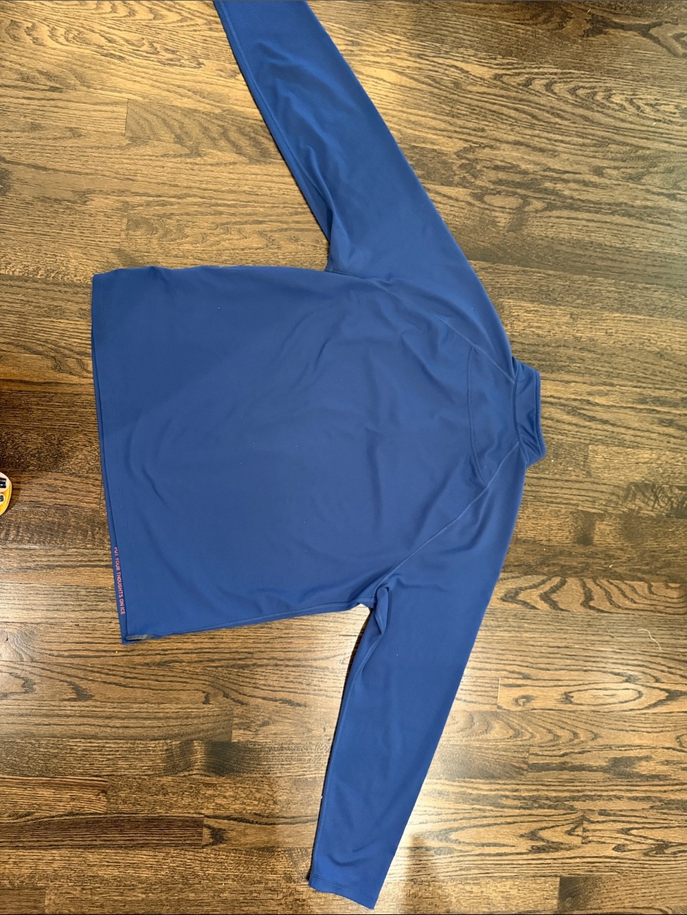 Men’s RHONE Navy Half-Zip Performance Pullover - Picture 7 of 7